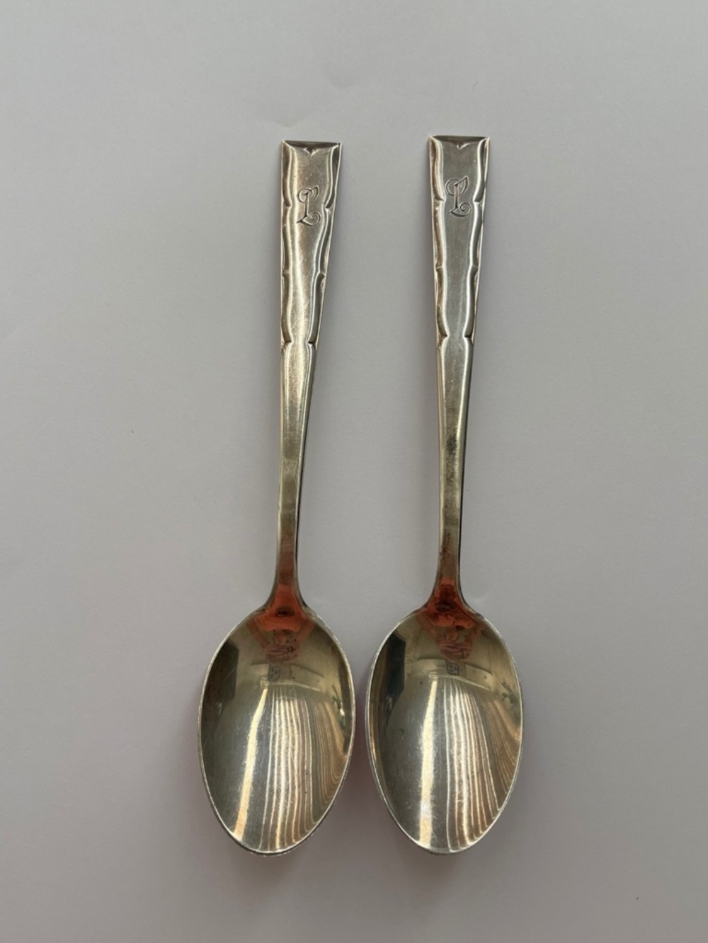 2 Skylark by S. Kirk & Son Sterling Silver Spoons 6 5/8" Vintage